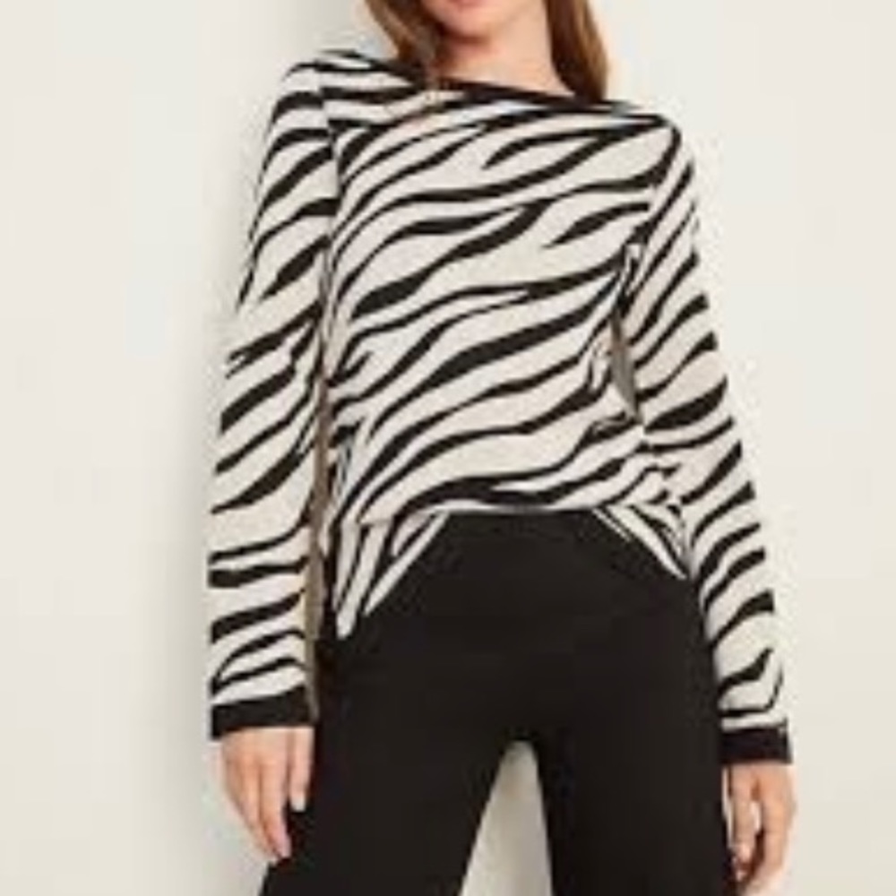 Ann Taylor Animal Print Sweater